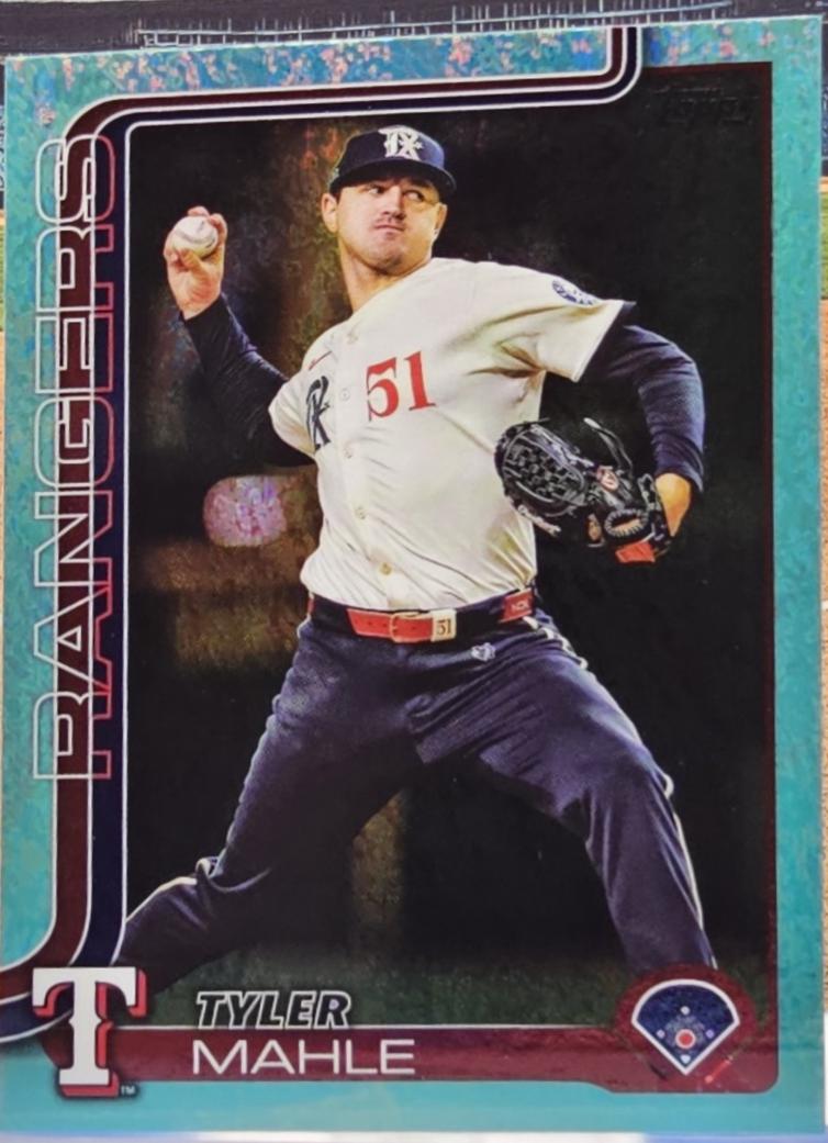 Tyler Mahle [Aqua Rainbow Foil] #US152