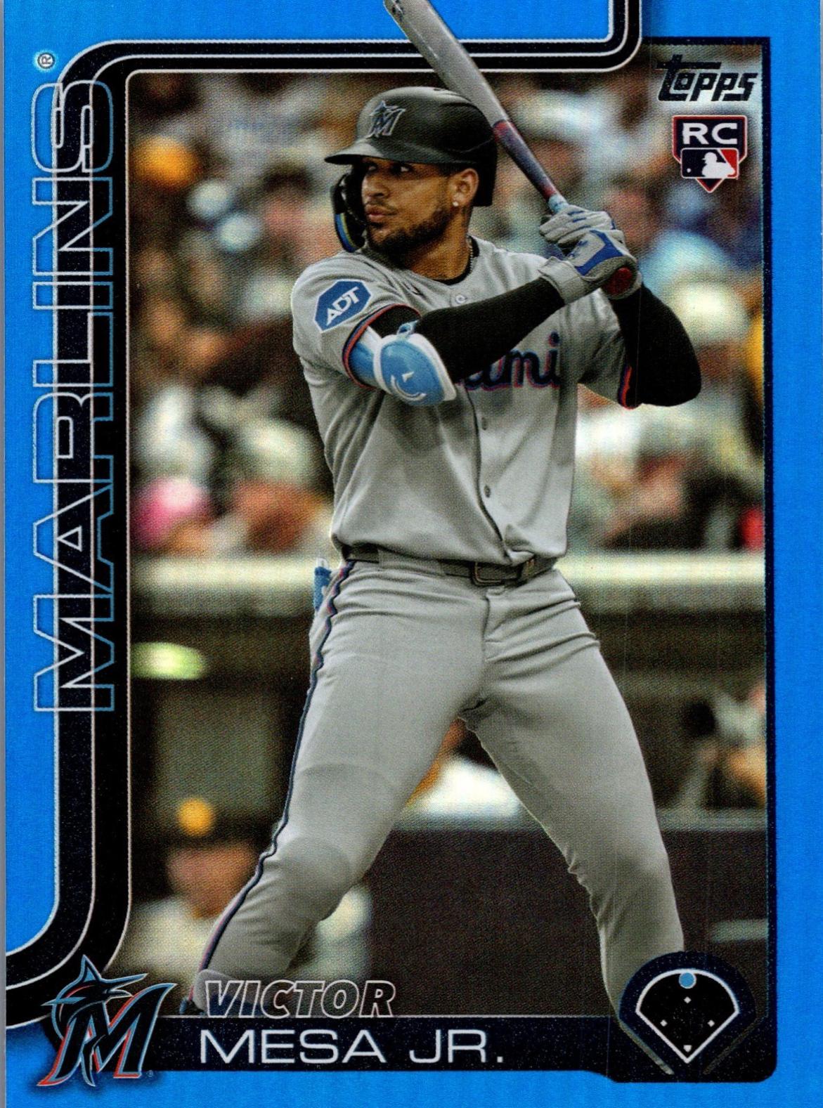 Victor Mesa Jr. [Blue Rainbow Foil] #US220