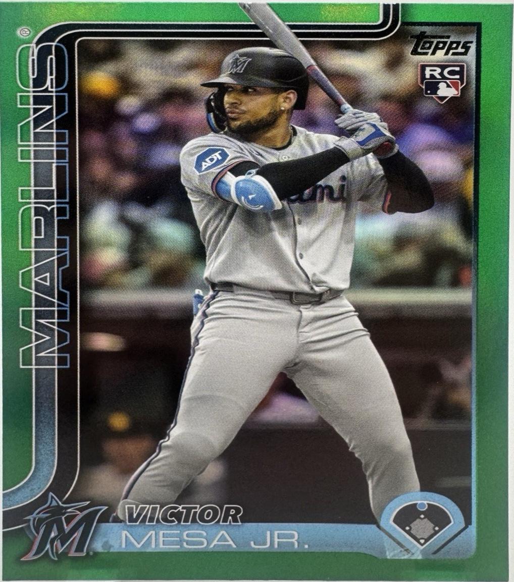Victor Mesa Jr. [Green Rainbow Foil] #US220