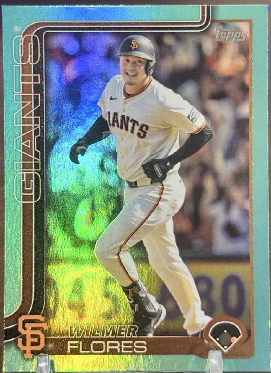 Wilmer Flores [Aqua Rainbow Foil] #US160