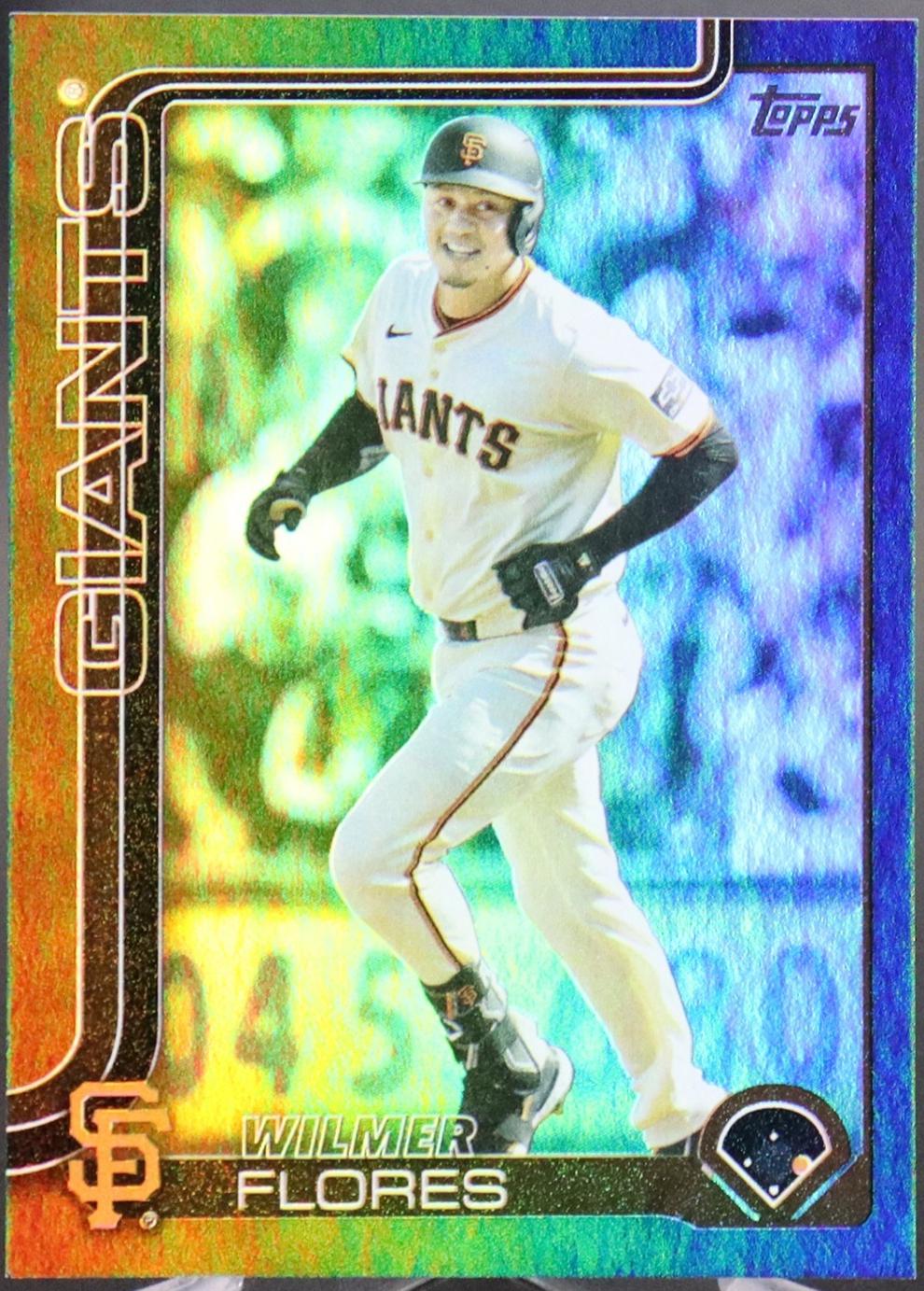Wilmer Flores [Black Rainbow Foil] #US160
