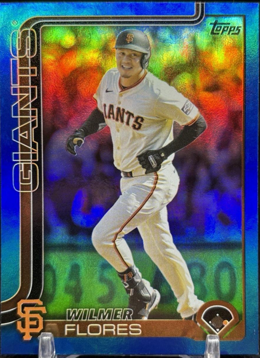 Wilmer Flores [Blue Rainbow Foil] #US160