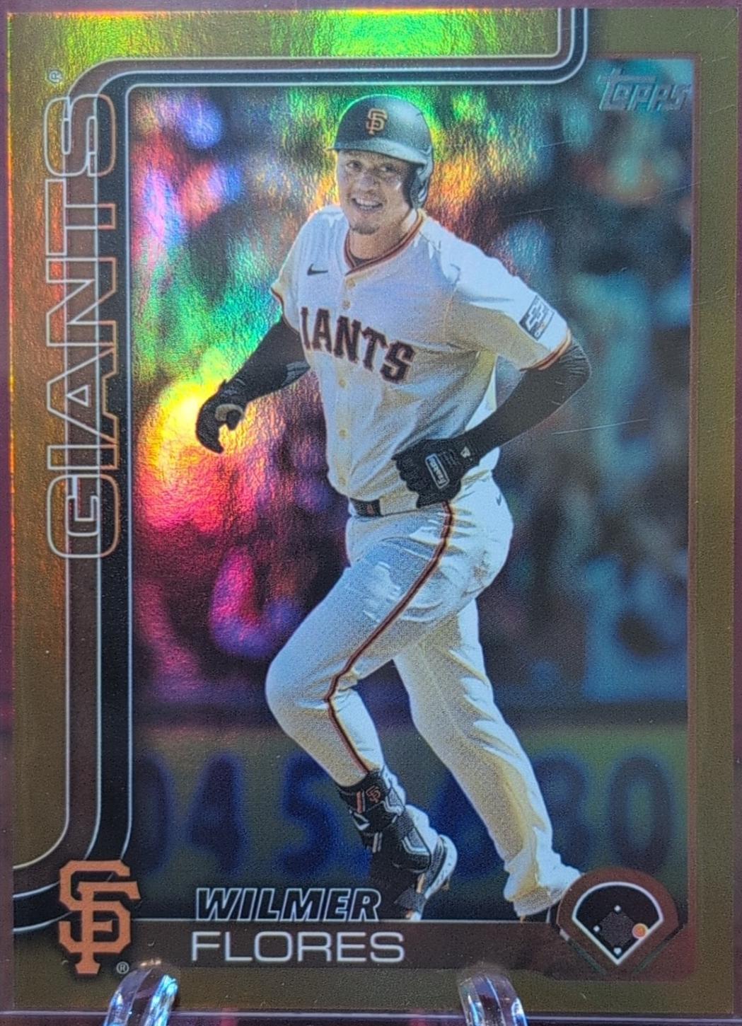 Wilmer Flores [Gold Diamante Foil] #US160