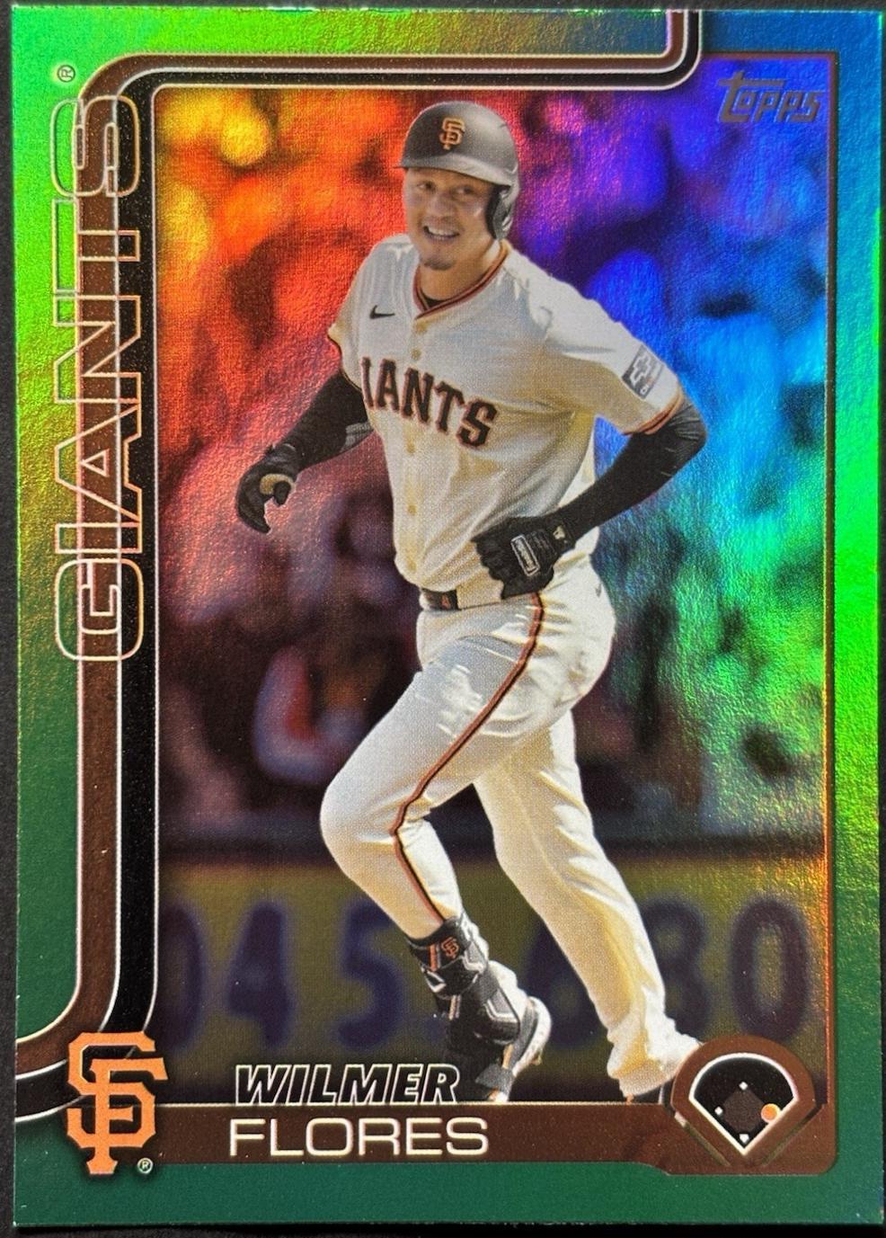 Wilmer Flores [Green Rainbow Foil] #US160
