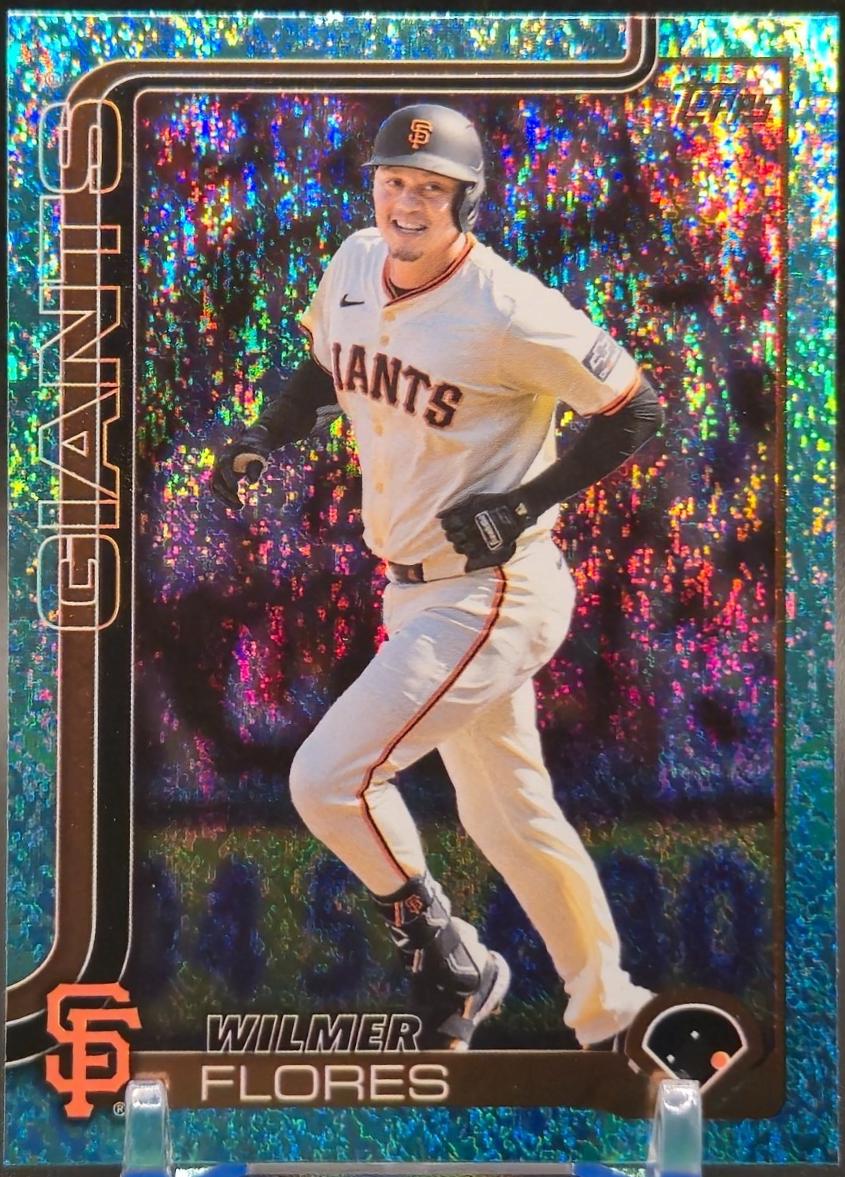 Wilmer Flores [Holo Aqua Foil] #US160