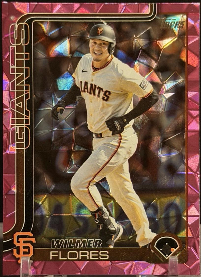 Wilmer Flores [Pink Diamante Foil] #US160