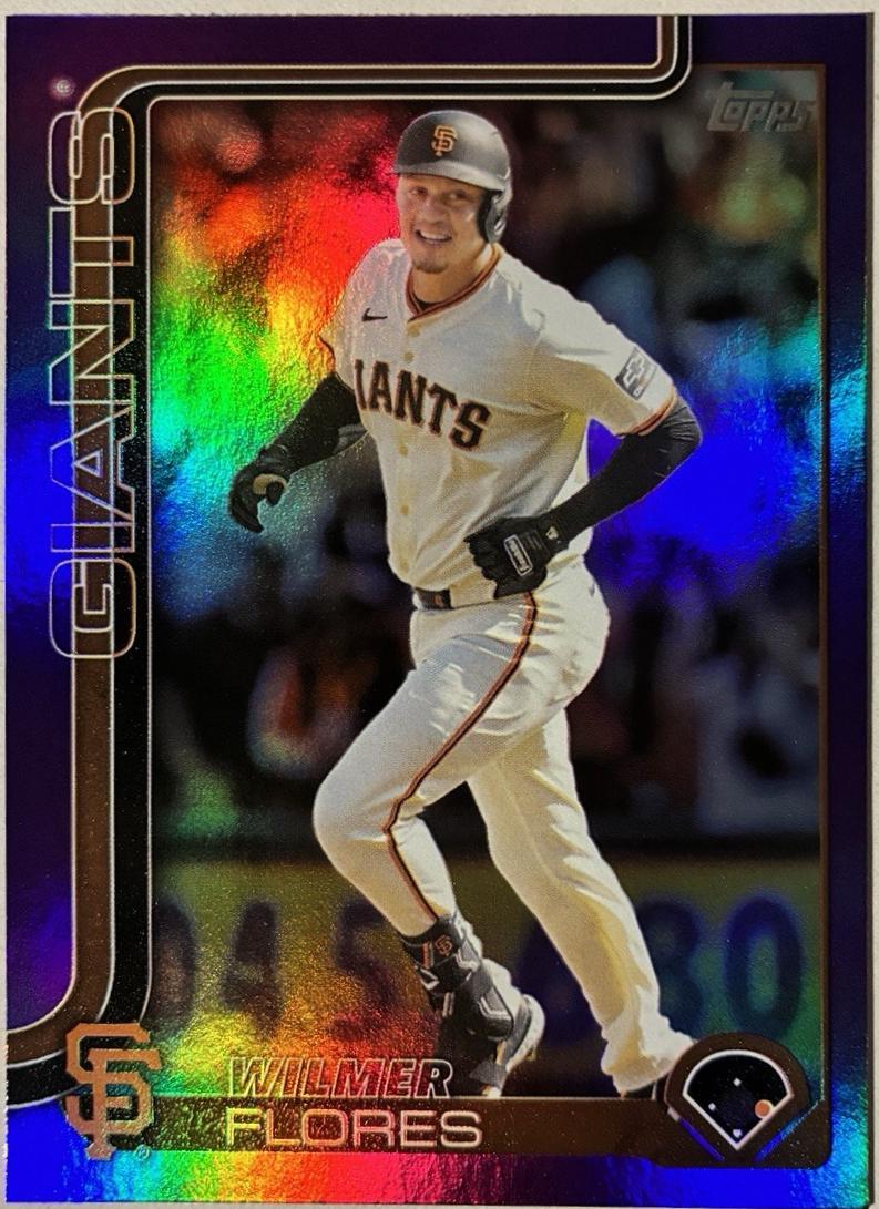 Wilmer Flores [Purple Rainbow Foil] #US160