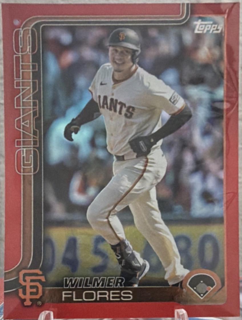 Wilmer Flores [Red Rainbow Foil] #US160