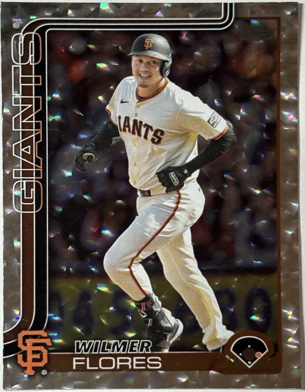 Wilmer Flores [Silver Crackle Foil] #US160