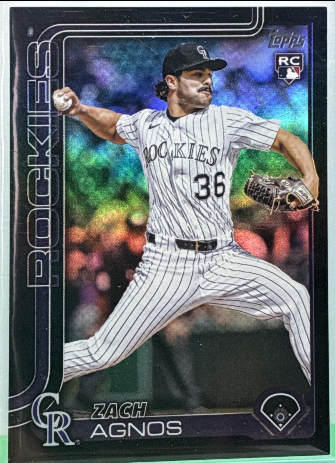 Zach Agnos [Black Rainbow Foil] #US31