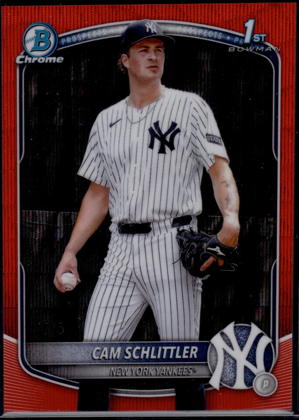 Cam Schlittler [Red Wave] #BCP-166