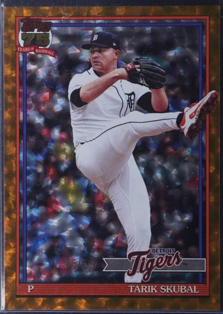 Tarik Skubal [Gold Crackleboard Foil] #T91-79