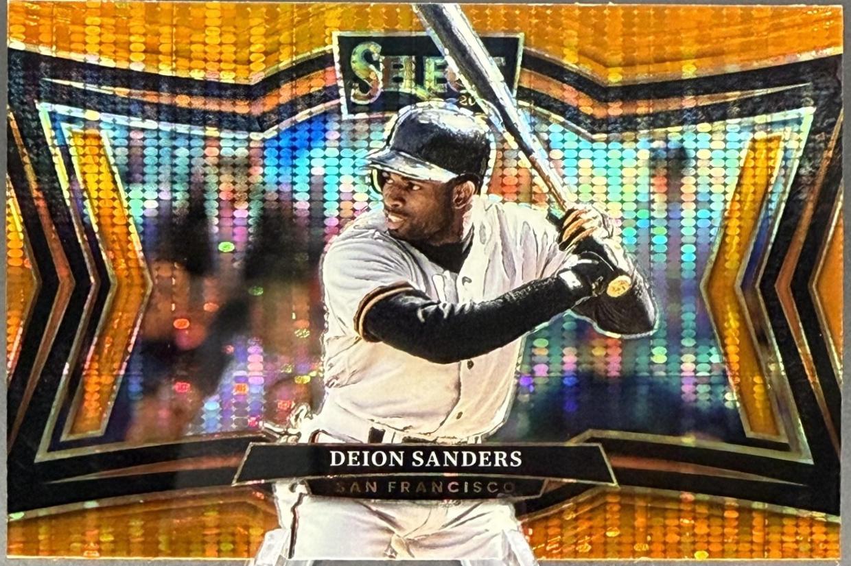 Deion Sanders [Orange Pulsar] #243