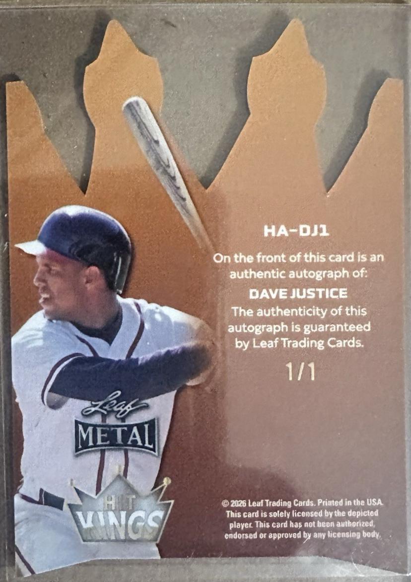 Dave Justice [Red Flood] #HA-DJ1