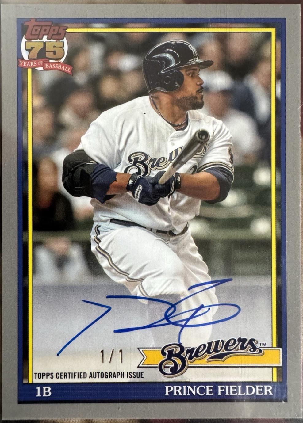 Prince Fielder [Platinum] #91A-PF