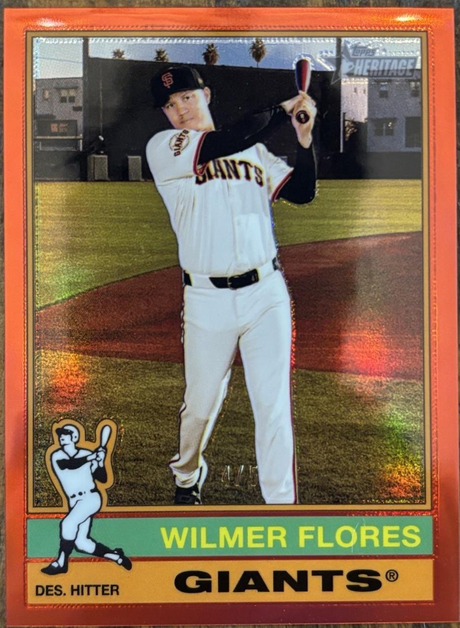 Wilmer Flores [Red Chrome] #518