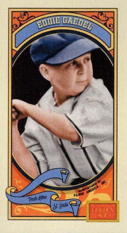 Eddie Gaedel [Minis Mono Green Back] #52