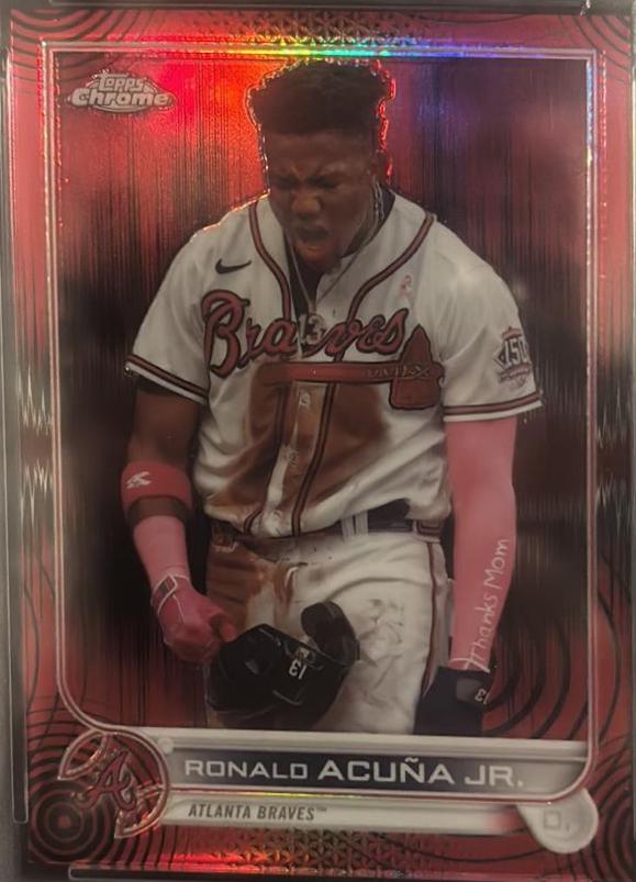 Ronald Acuna Jr. [Sonic Red Black Pulse] #165