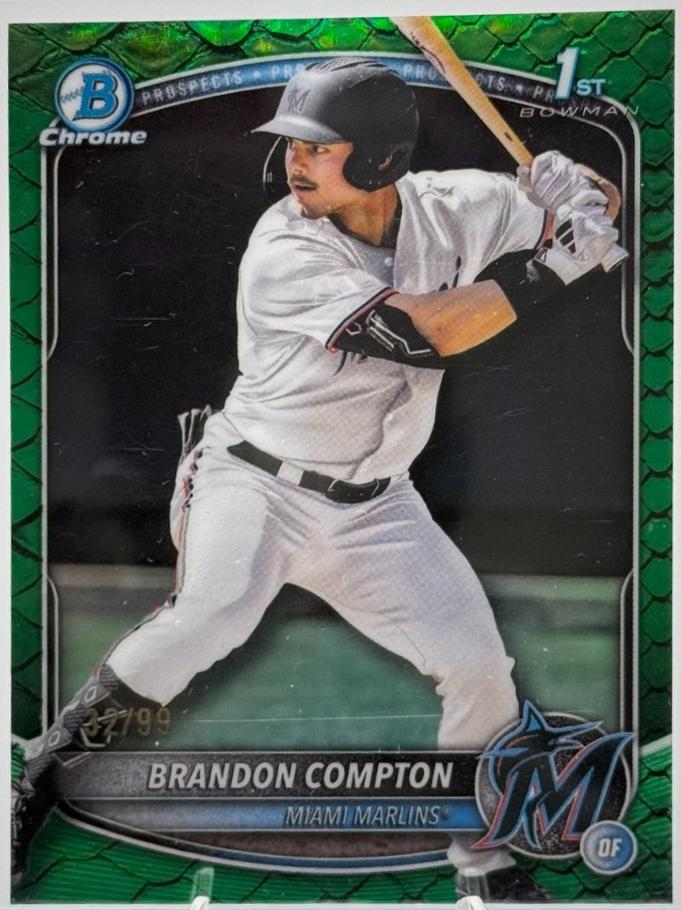 Brandon Compton [Green Reptilian Refractor] #BDC-64