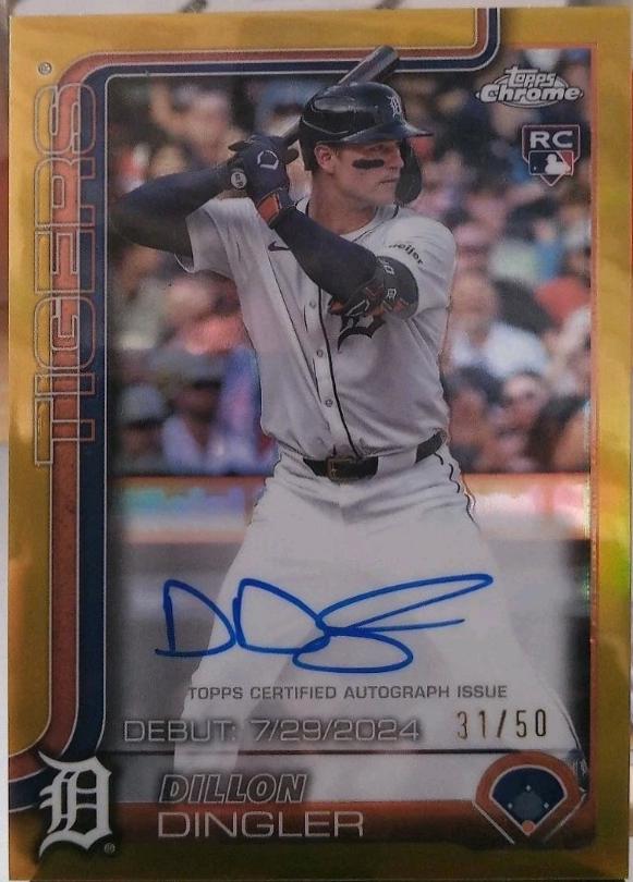 Dillon Dingler [Gold Refractor] #CRDA-DD