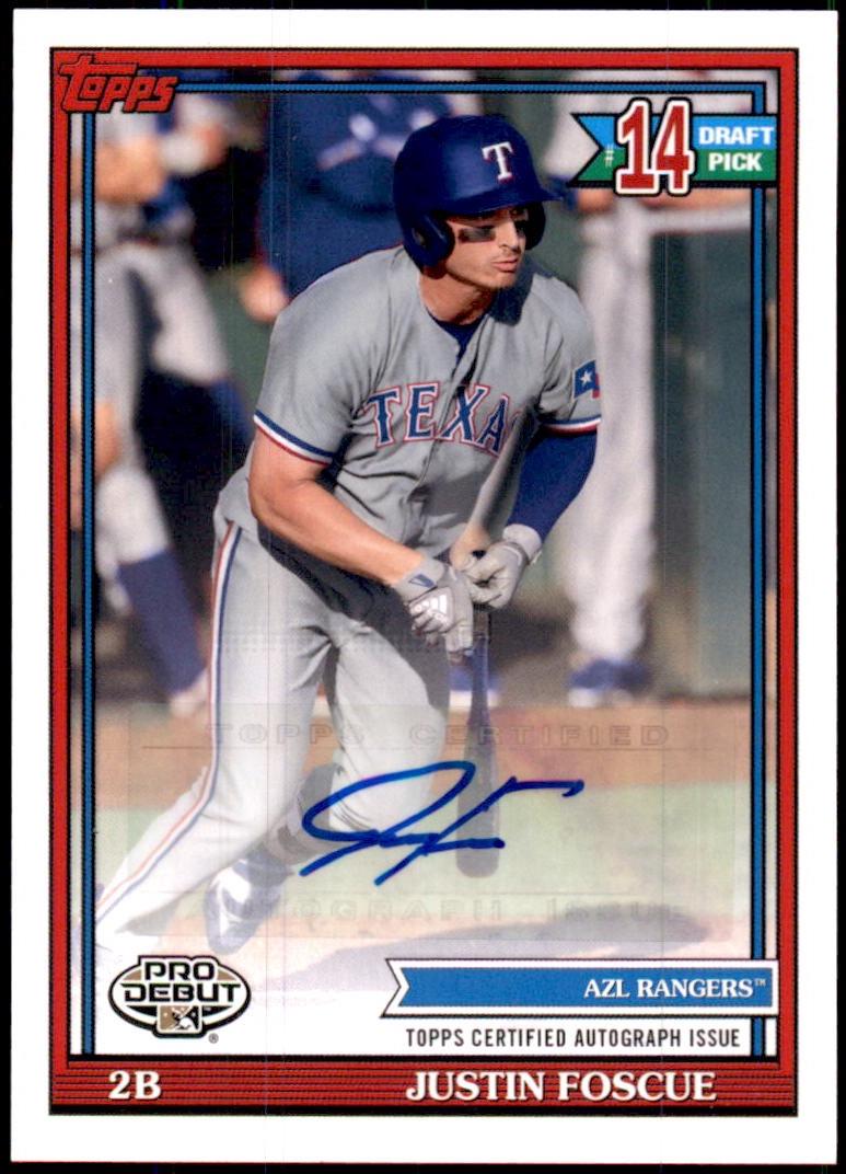 Justin Foscue [Autograph] #PD-163