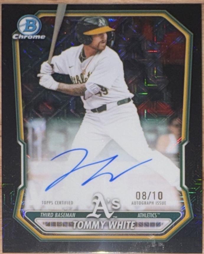 Tommy White [Black Mega Refractor] #BMA-TW