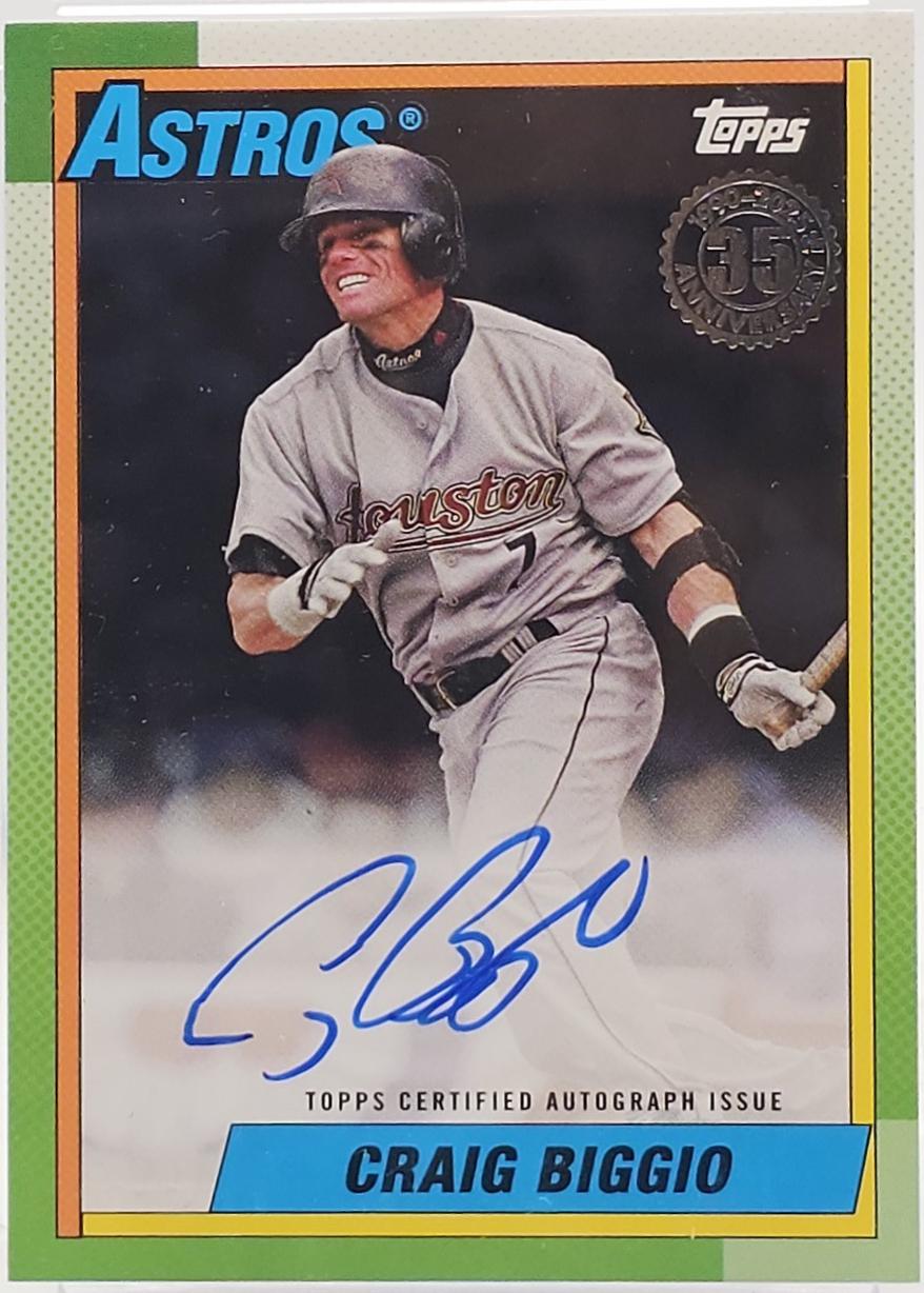 Craig Biggio [Black] #90AU-CB