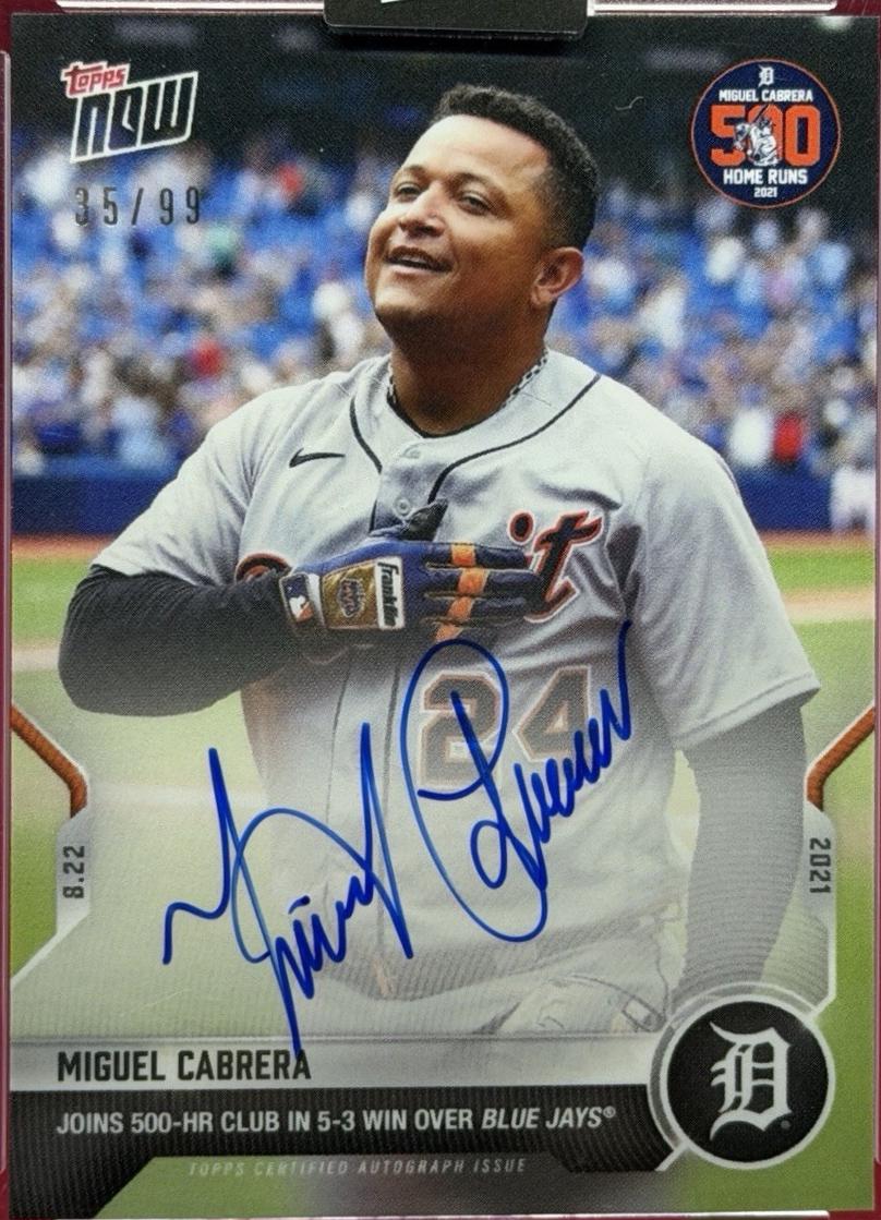 Miguel Cabrera [Autograph] #691A