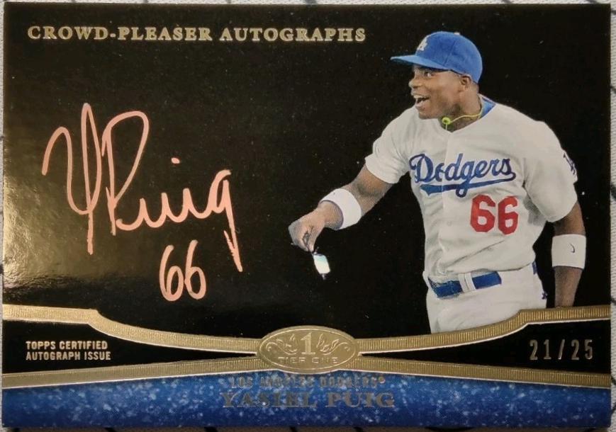 Yasiel Puig [Red Ink] #CPA-YP