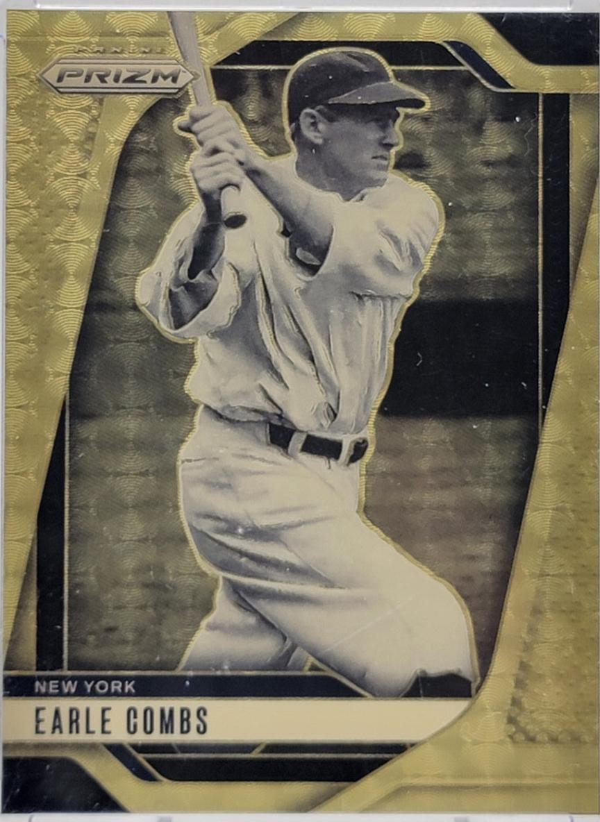 Earle Combs [Gold Vinyl Prizm] #276