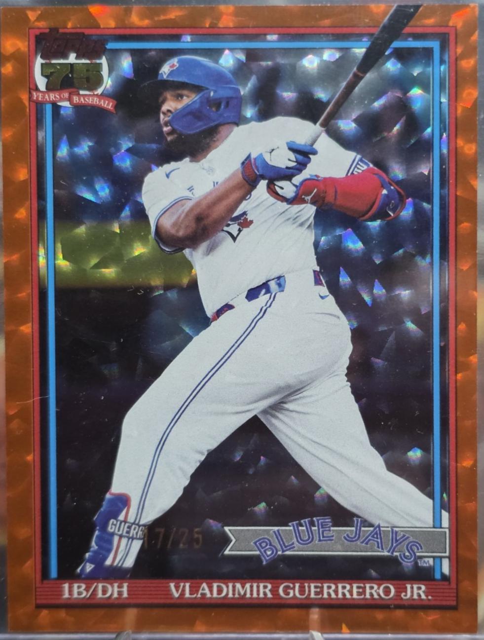 Vladimir Guerrero Jr. [Orange Crackleboard Foil] #T91-9