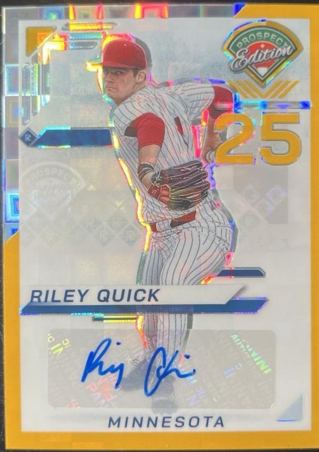 Riley Quick [Gold Pandora Holo Ticket Signature] #38
