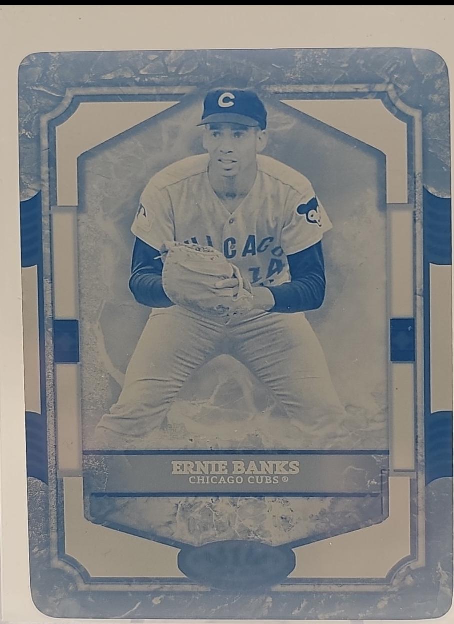 Ernie Banks [Printing Plate] #13