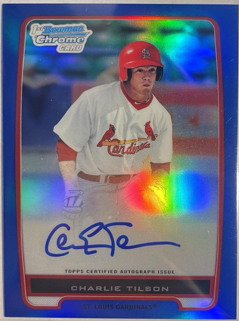 Charlie Tilson [Blue Refractor Autograph] #BCP94