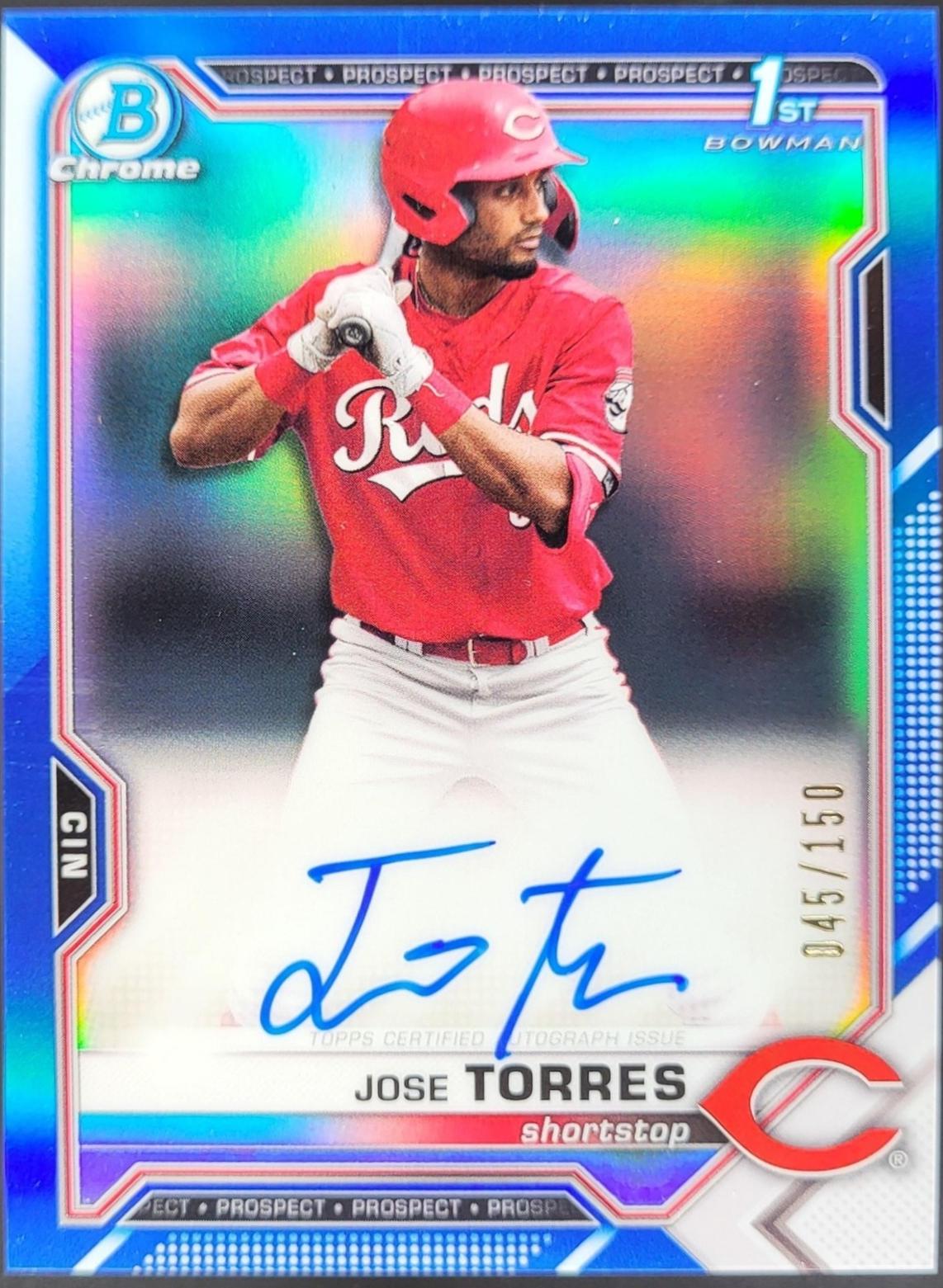 Jose Torres [Blue Refractor] #CDA-JTO
