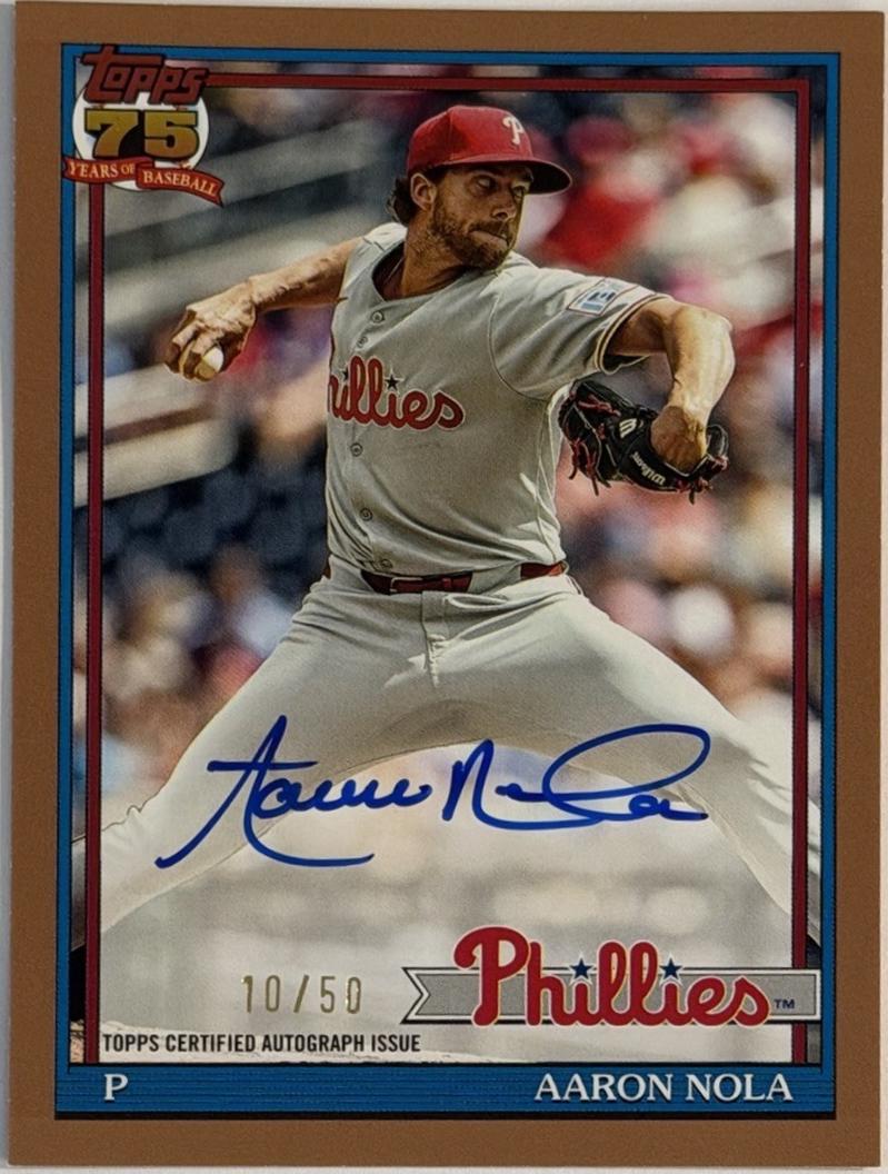 Aaron Nola [Gold] #91A-AN
