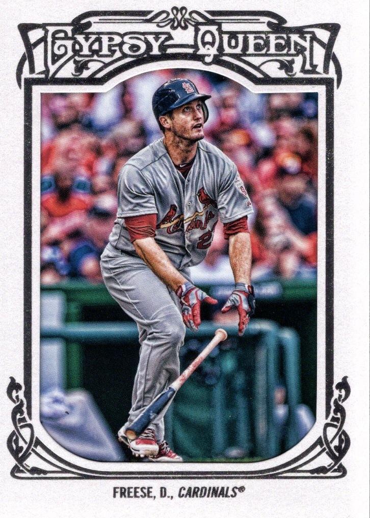David Freese [Framed Paper Silver] #34