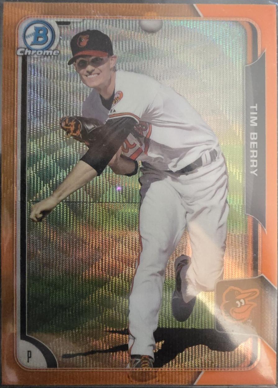 Tim Berry [Orange Wave Refractor] #BCP106
