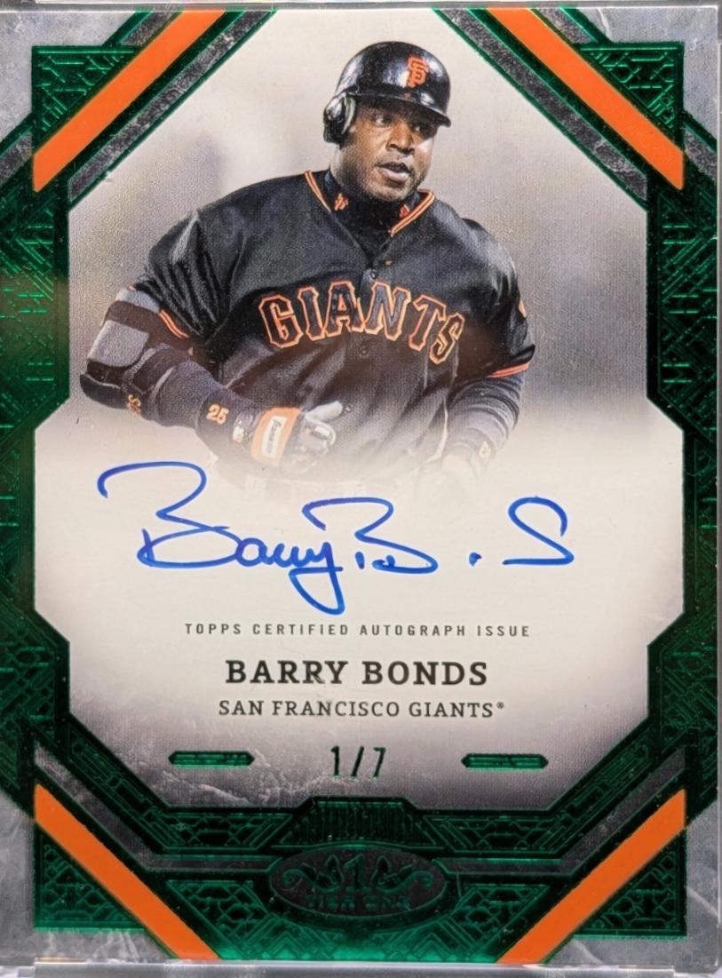 Barry Bonds [Green Foil] #T1A-BB