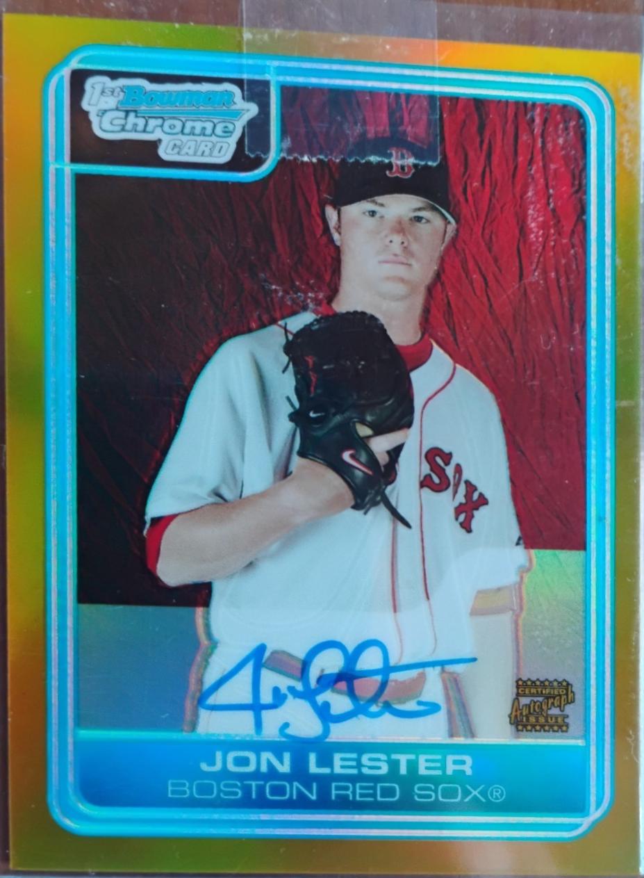 Jon Lester [Gold Refractor Autograph] #BC239