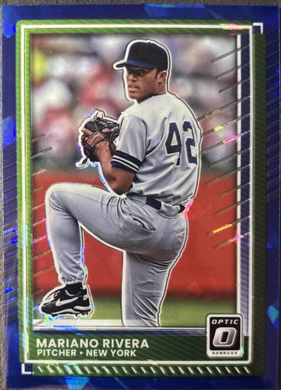Mariano Rivera [Blue Cracked Ice Optic] #33