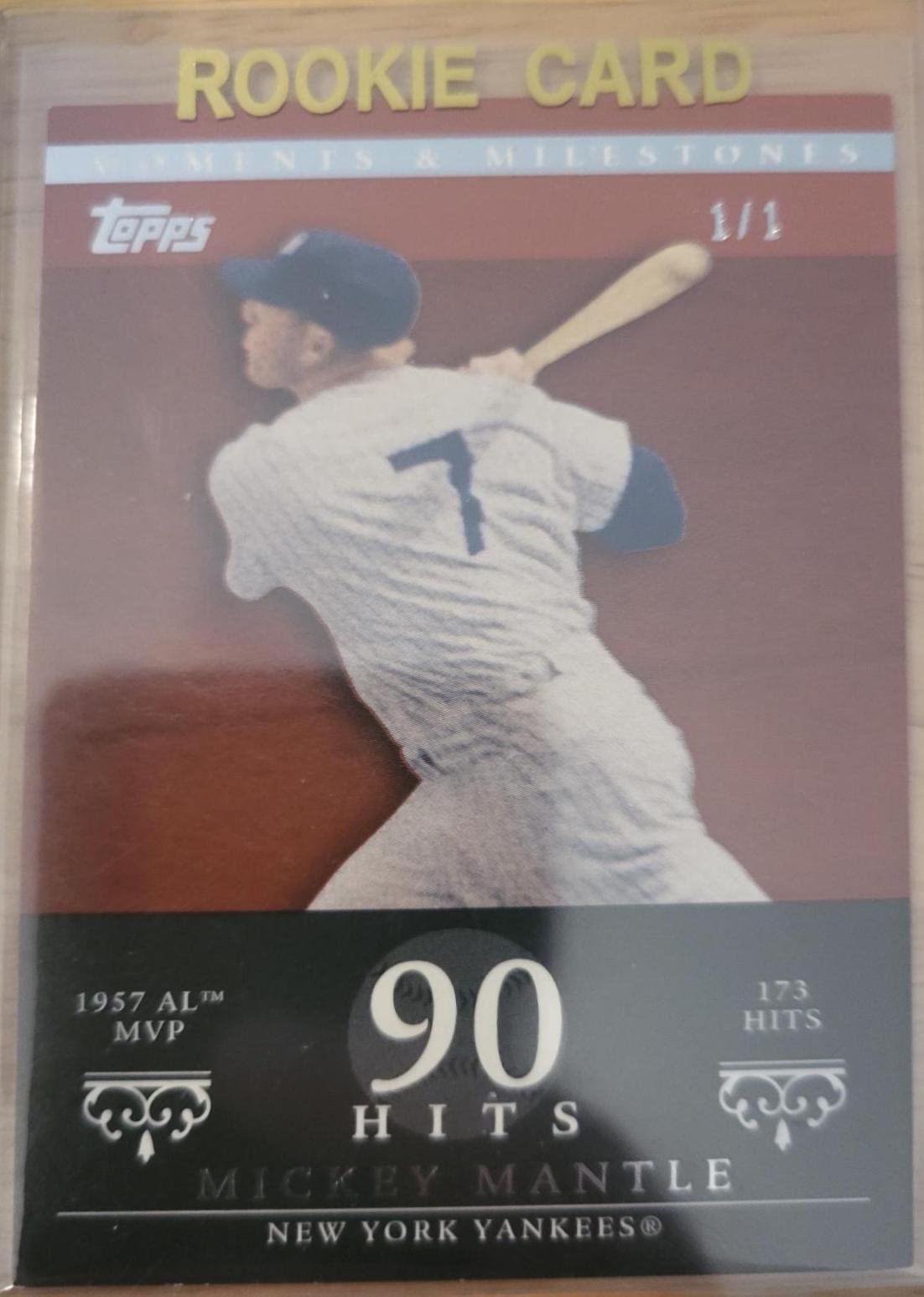 Mickey Mantle [Red] #75