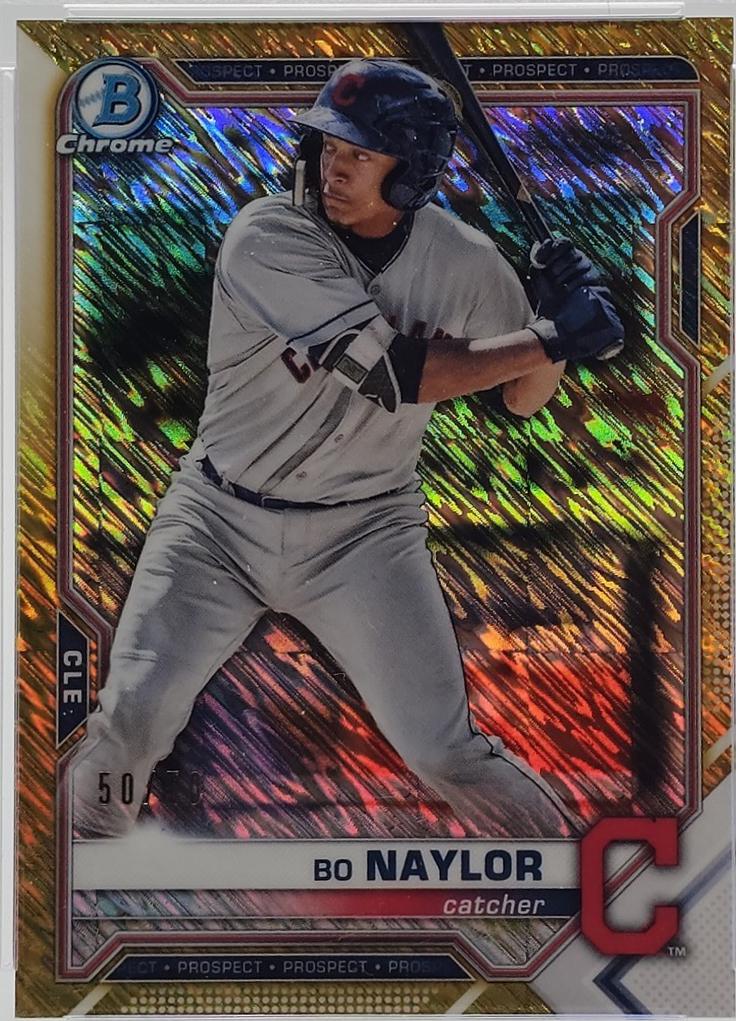 Bo Naylor [Gold Shimmer Refractor] #BCP-124