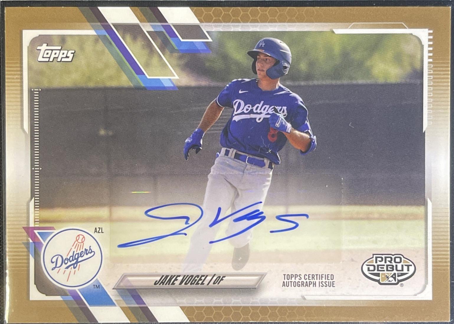 Jake Vogel [Gold Autograph] #PD-115