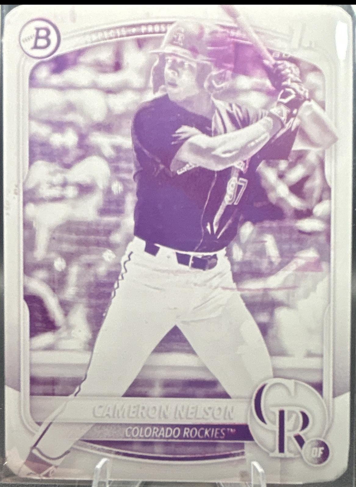 Cameron Nelson [Printing Plate] #BD-130