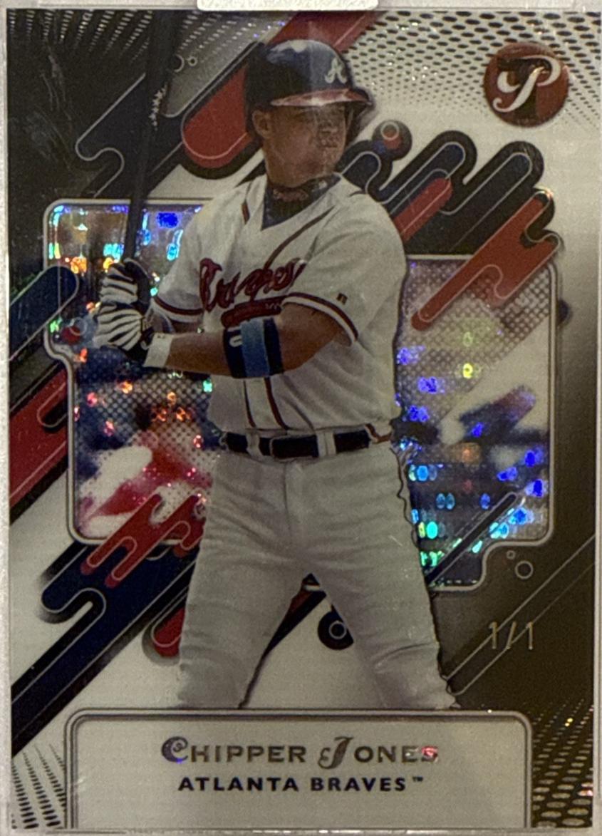 Chipper Jones [Encased Black Refractor] #47