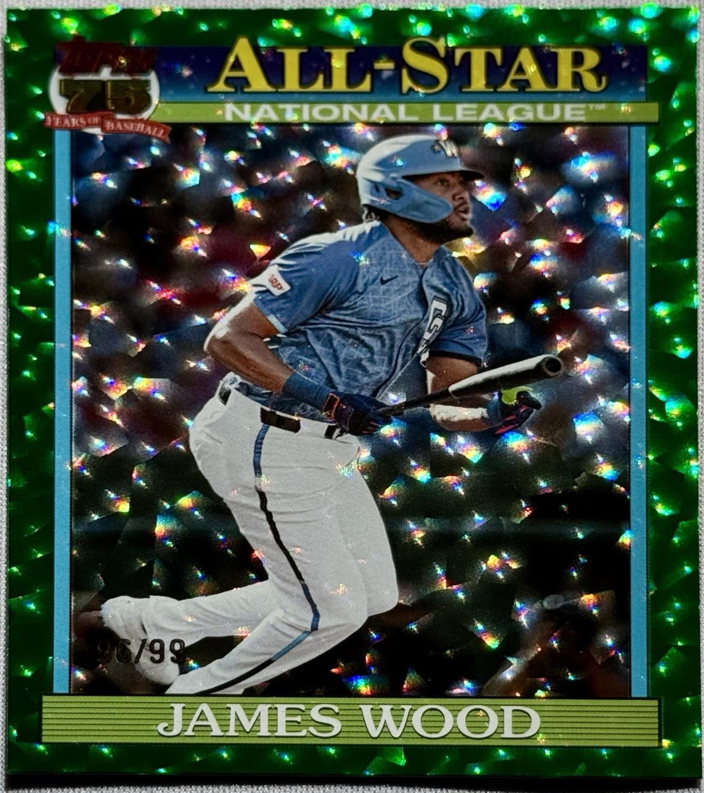 James Wood [Green Crackleboard Foil] #T91-16