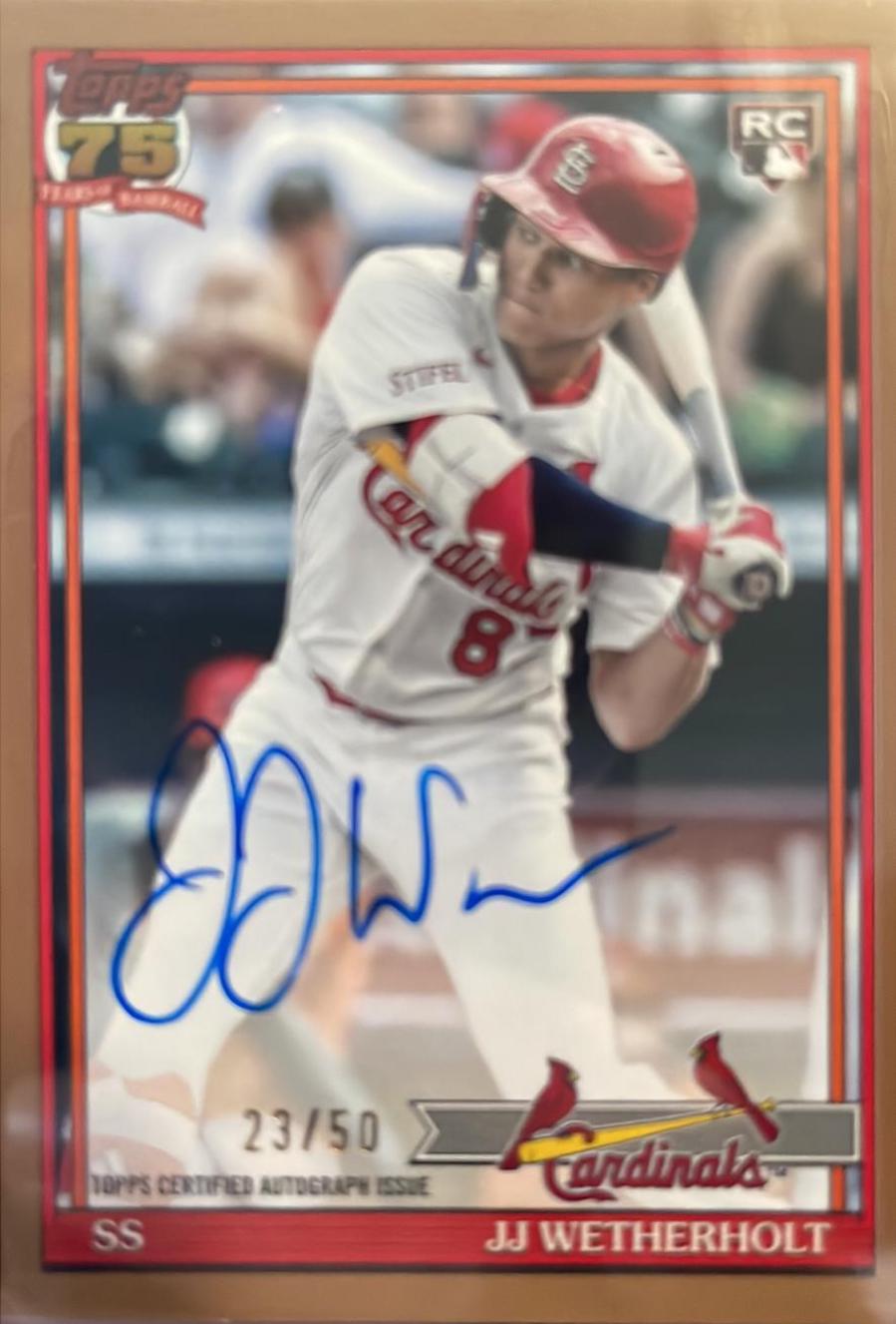 JJ Wetherholt [Gold] #91A-JJW
