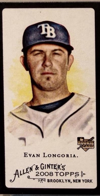 Evan Longoria [Mini Black Bordered] #177