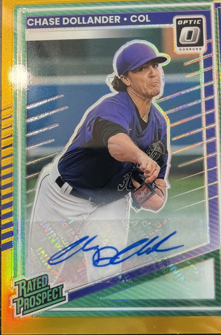 Chase Dollander [Gold Optic Signature] #134